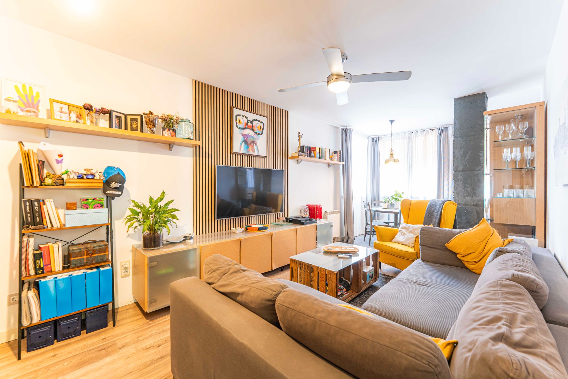 Living room of Flat for sale in Humanes de Madrid  with Air Conditioner, Heating and Private garden