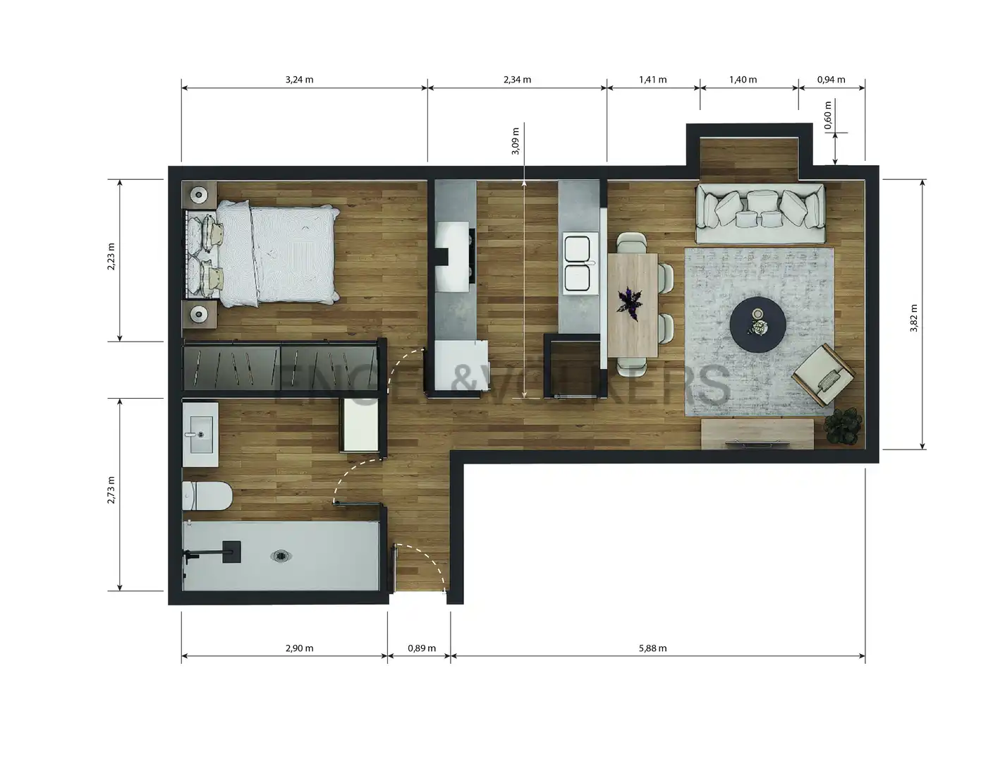 Apartament amb ascensor de lloguer a Calle de Matilde Landa, imagen 10
