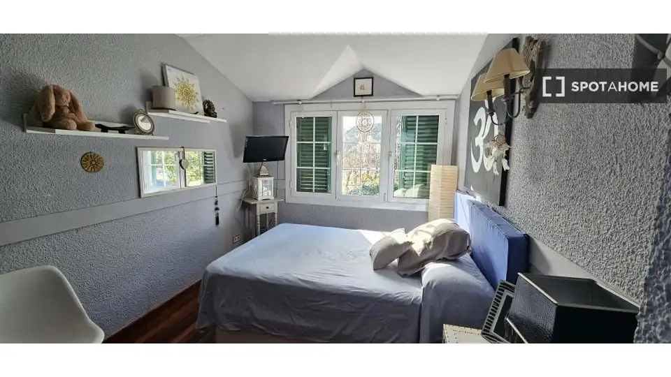 Bedroom of Flat for share in Sant Andreu de Llavaneres  with Air Conditioner, Terrace and Furnished