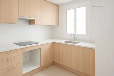 Cocina de Apartamento en venta en Fuengirola con Aire acondicionado y Calefacción
