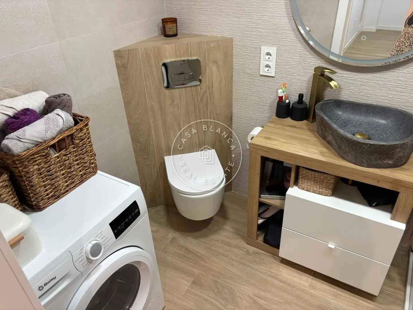 Bathroom of Apartments for sale in Lloret de Mar  with Air Conditioner, Heating and Terrace