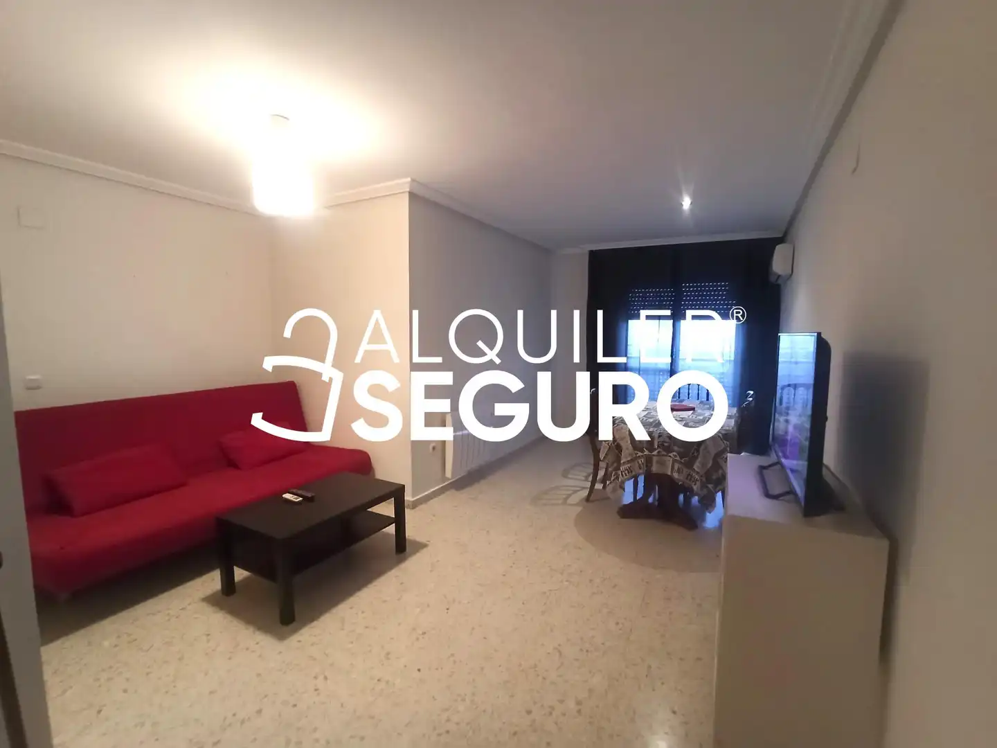 Sala de estar de Piso de alquiler en Mérida con Aire acondicionado, Calefacción y Terraza