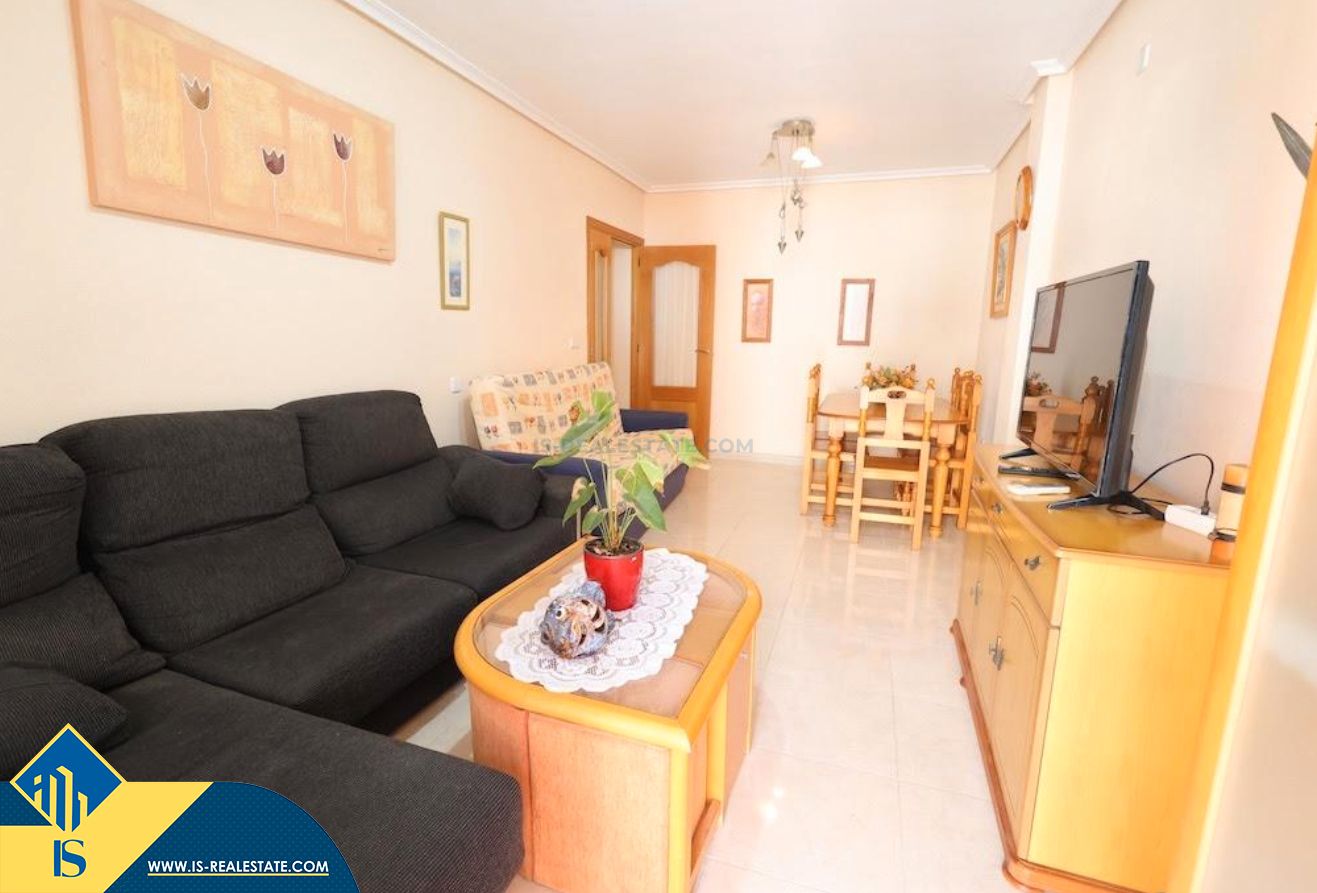 Living room of Apartment for sale in Pilar de la Horadada  with Air Conditioner, Heating and Terrace