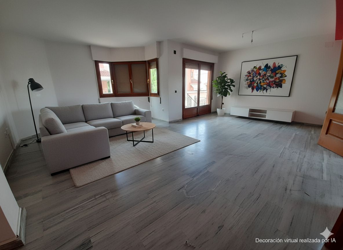 Living room of Single-family semi-detached for sale in Puertollano  with Heating, Terrace and Storage room