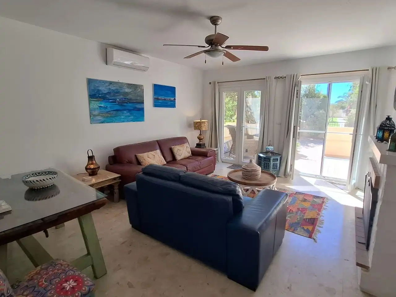 Living room of Apartments for sale in Mojácar  with Air Conditioner, Terrace and Swimming Pool