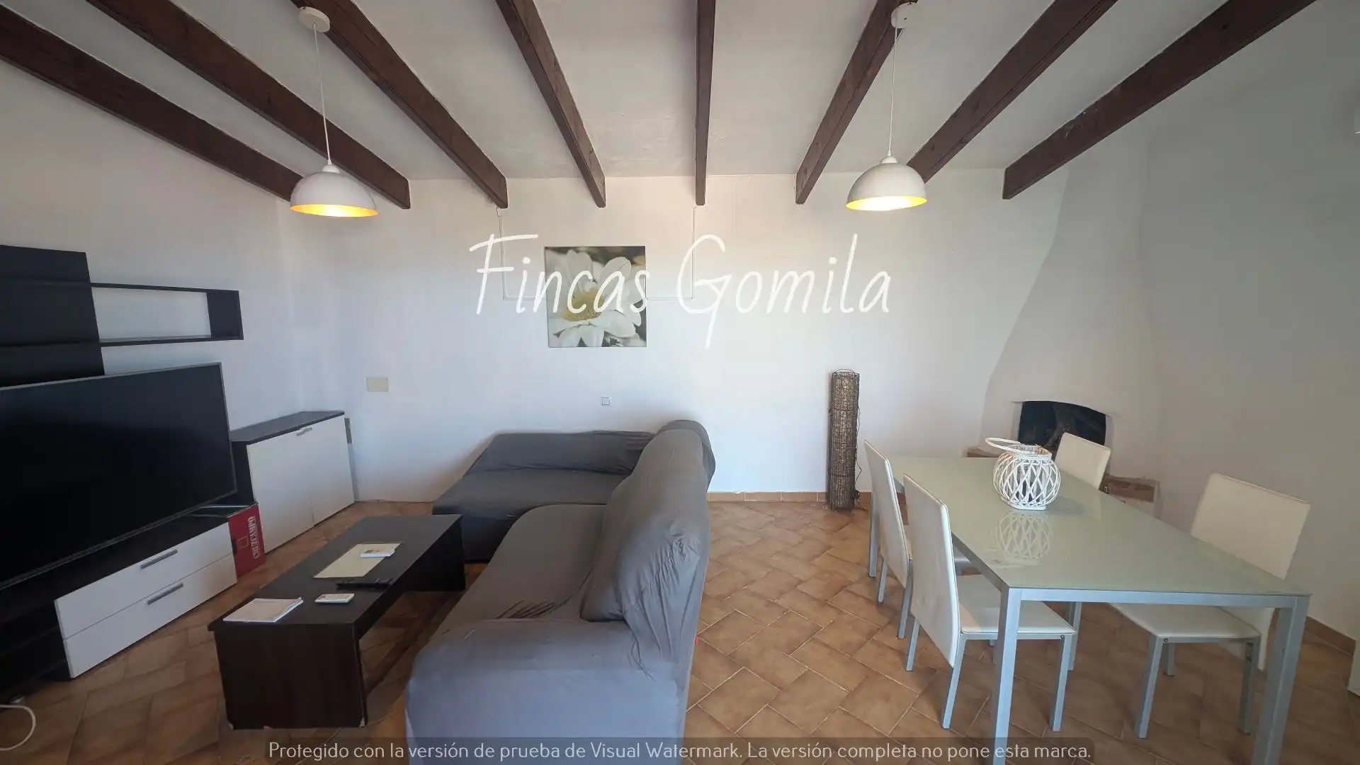 Sala de estar de Apartamento en venta en Es Mercadal con Calefacción, Terraza y Trastero