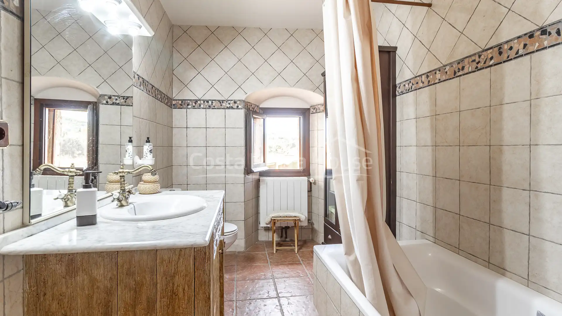 Bathroom of Country homes for sale in Begur  with Air Conditioner, Heating and Private garden
