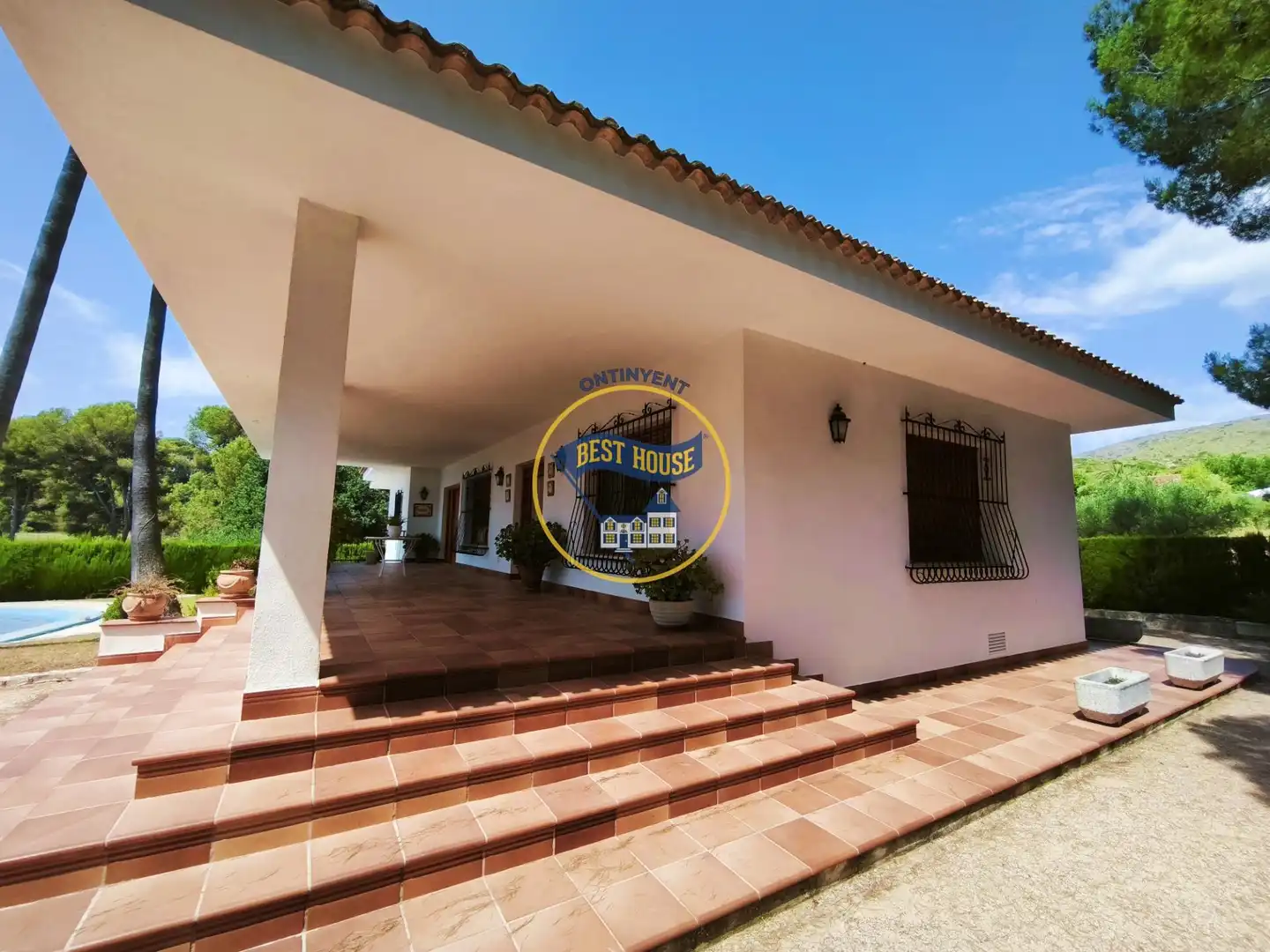 Vista exterior de Casa o chalet en venta en Ontinyent con Aire acondicionado, Calefacción y Jardín privado
