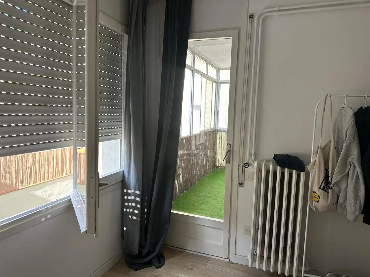 Balcony of Flat for rent in Terrassa  with Air Conditioner, Heating and Terrace