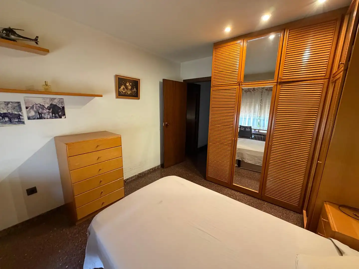 Bedroom of Flat for sale in Lleida  with Air Conditioner, Heating and Furnished