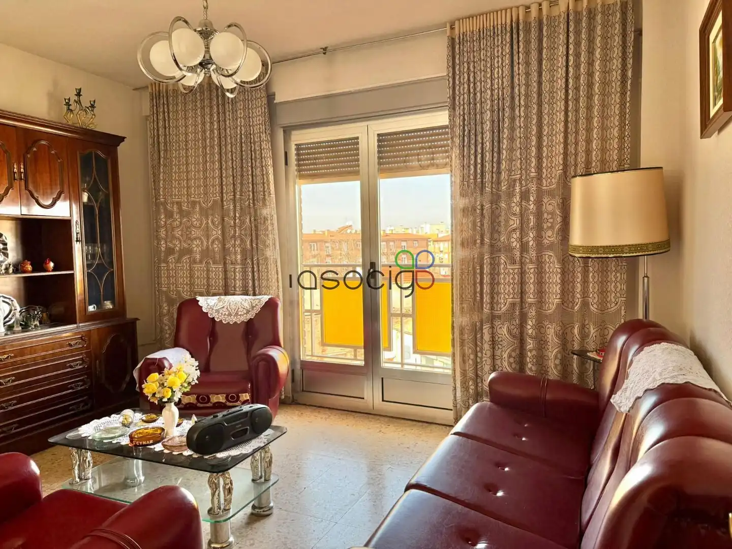 Sala de estar de Piso en venta en Azuqueca de Henares con Calefacción y Terraza