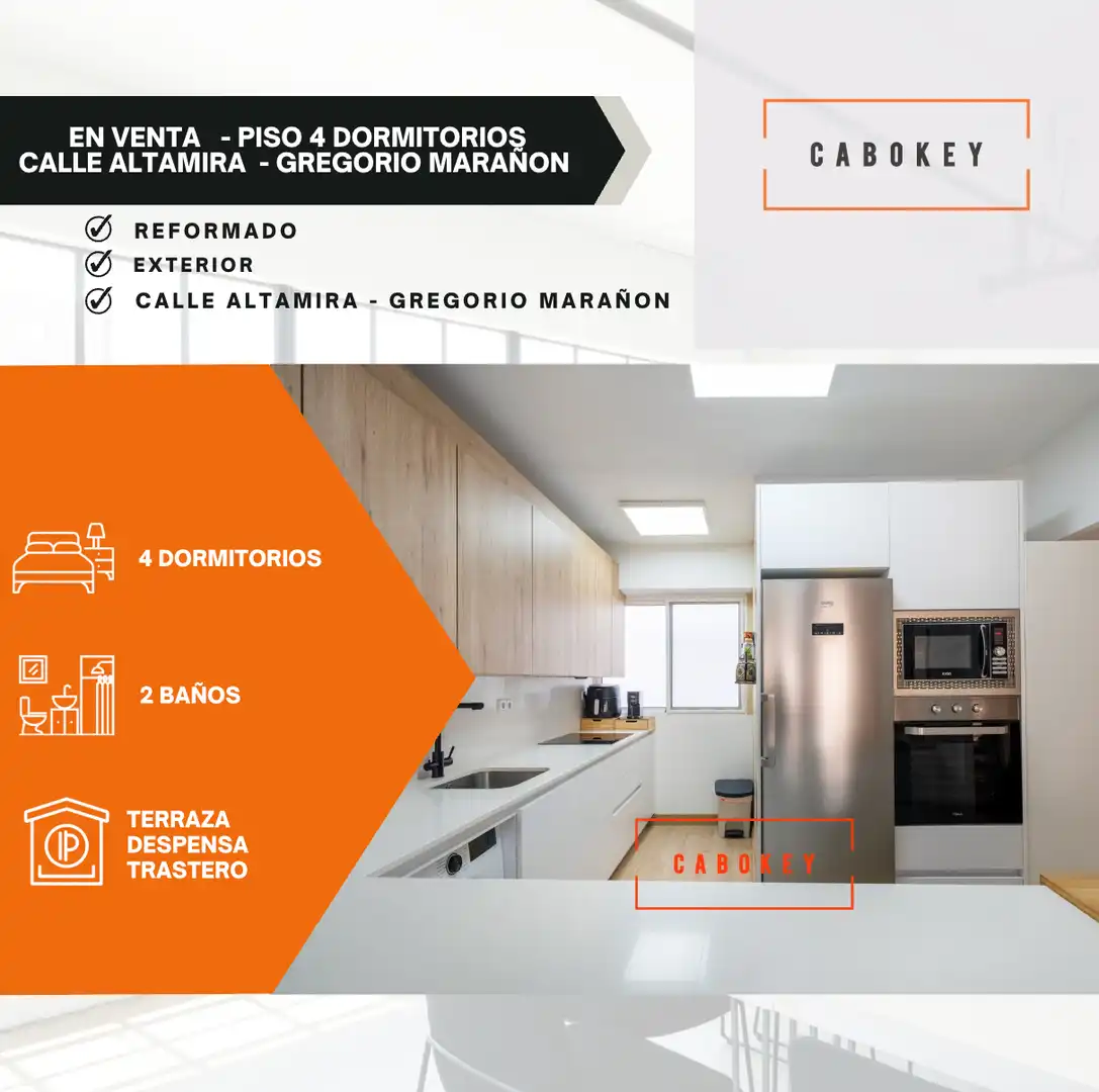 Cocina de Piso en venta en  Almería Capital con Aire acondicionado, Parquet y Amueblado