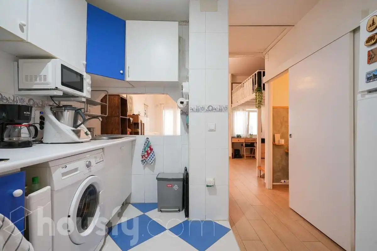 Kitchen of Flat for sale in Madrid  with Heating and Furnished