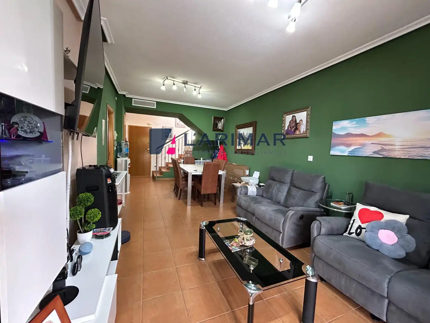 Living room of Houses for sale in Mutxamel  with Heating, Private garden and Terrace
