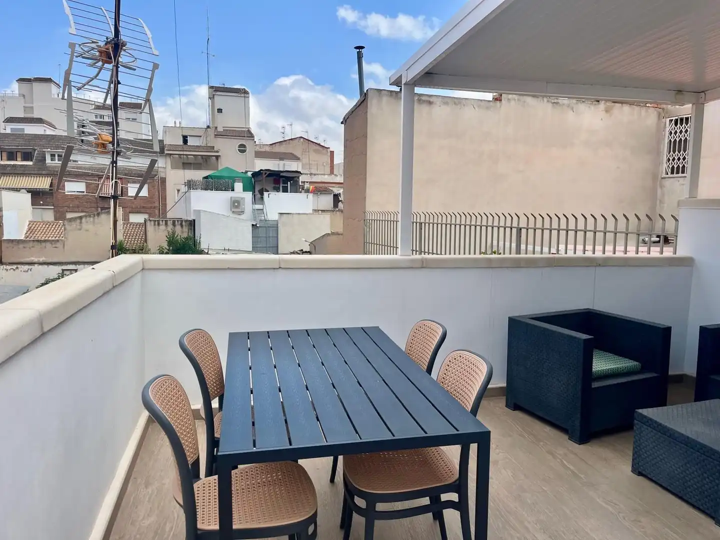Terraza de Piso de alquiler en Petrer con Aire acondicionado, Terraza y Amueblado