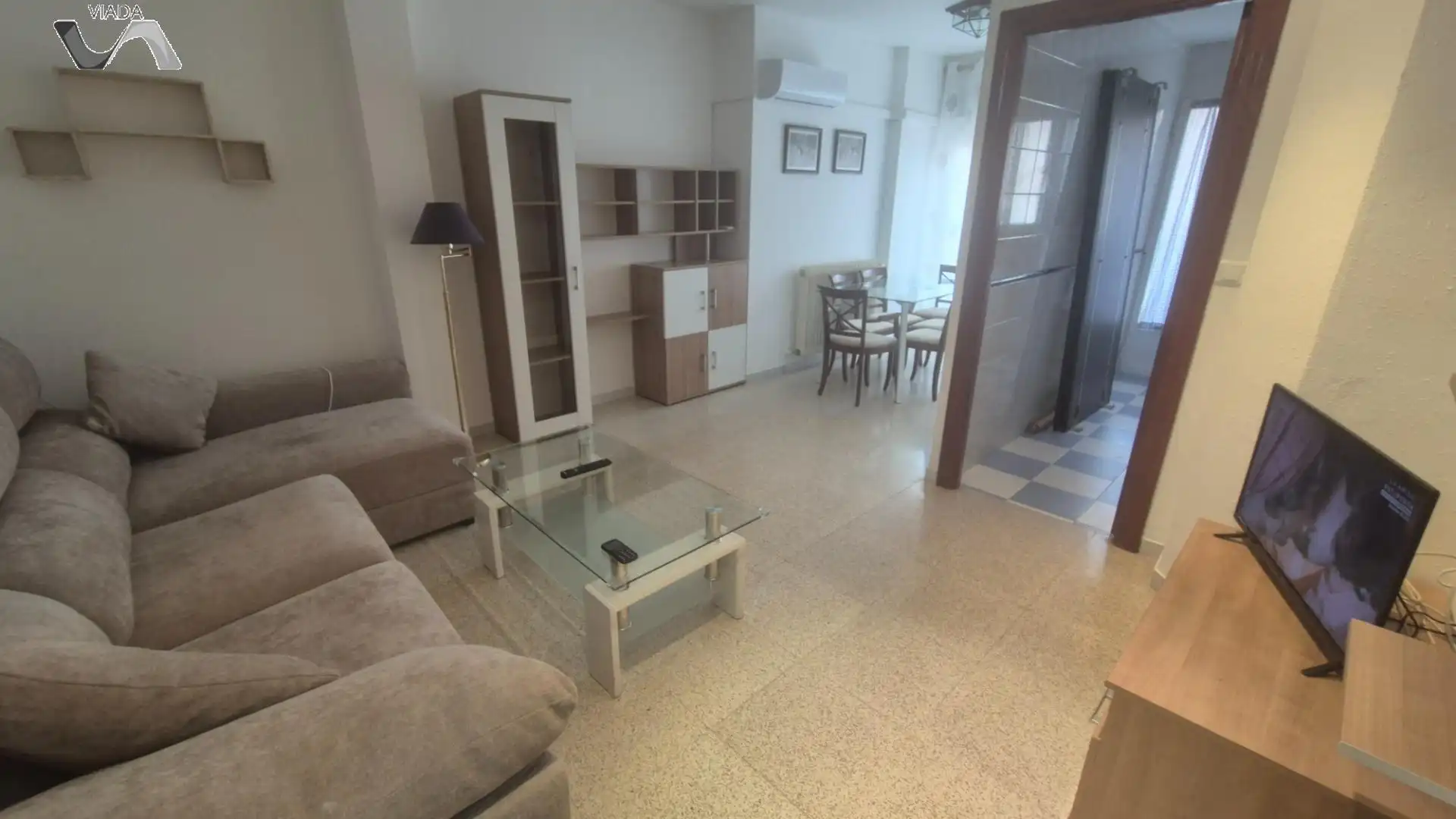 Sala de estar de Apartamento de alquiler en Puertollano con Aire acondicionado, Calefacción y Terraza