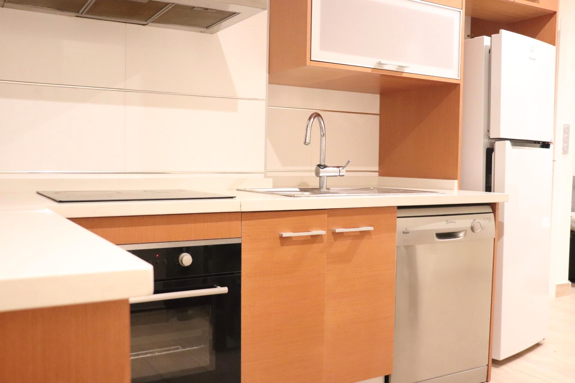 Kitchen of Flat for sale in Elche / Elx  with Air Conditioner