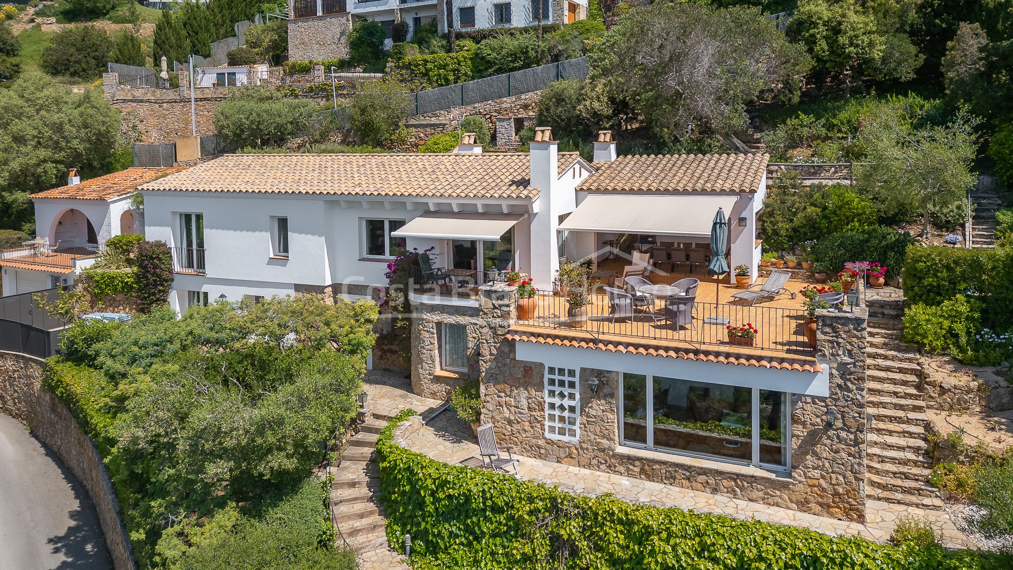 Exterior view of House or chalet for sale in Begur  with Air Conditioner, Heating and Private garden