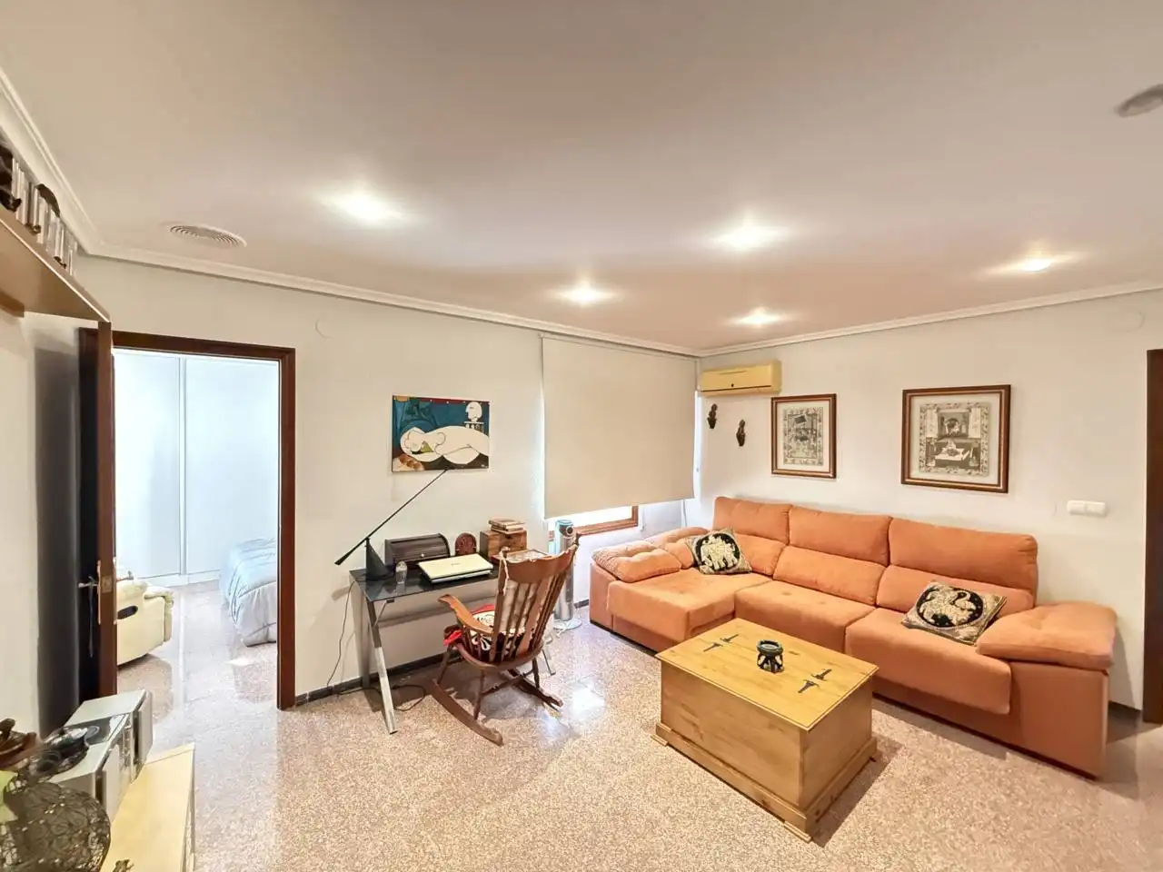 Sala de estar de Piso en venta en Elche / Elx con Aire acondicionado, Terraza y Trastero