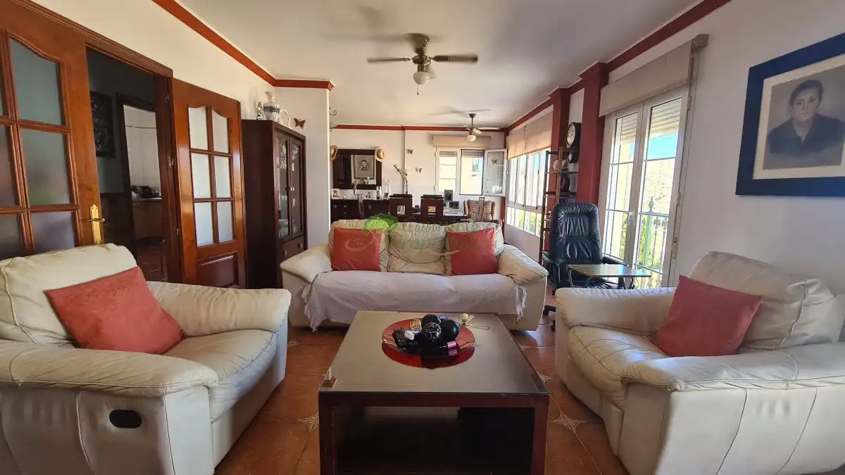 Living room of Houses for sale in Canillas de Albaida  with Air Conditioner, Terrace and Storage room
