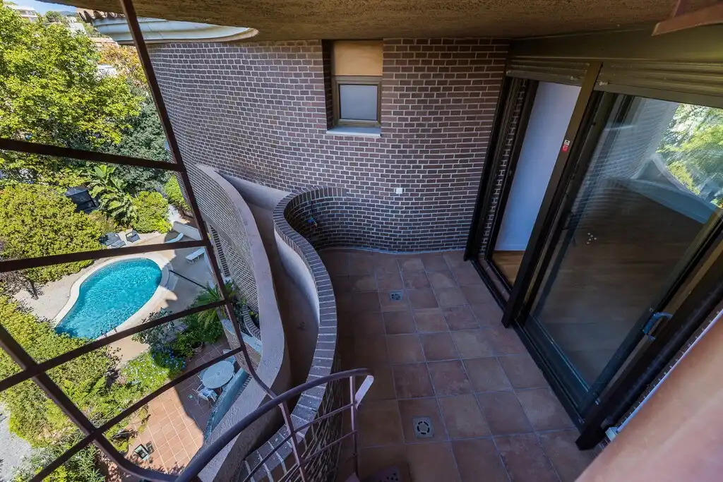 Balcony of Attic for rent in  Palma de Mallorca  with Air Conditioner, Heating and Terrace