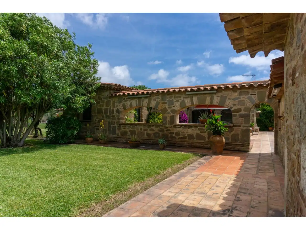 Jardín de Finca rústica en venta en Castell d'Aro, Platja d'Aro i s'Agaró con Calefacción, Jardín privado y Terraza