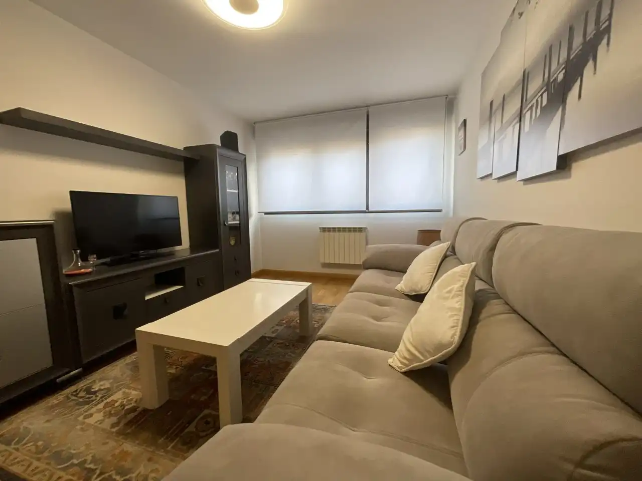Sala de estar de Piso en venta en Santo Domingo de la Calzada con Amueblado