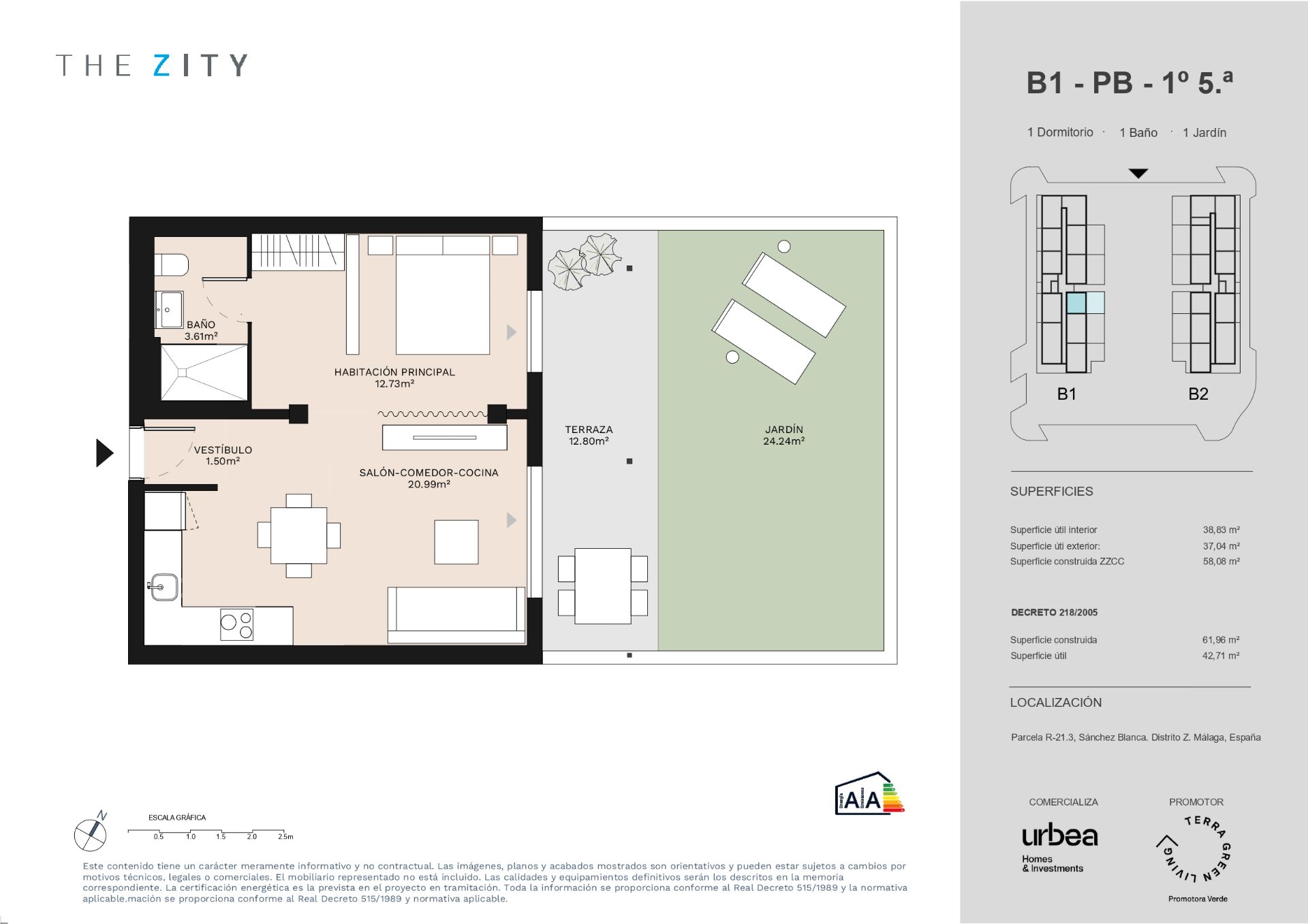 Planta baja for sale in Calle Estacion de los Prados, 47, Distrito Zeta - Recinto Ferial Cortijo de Torres