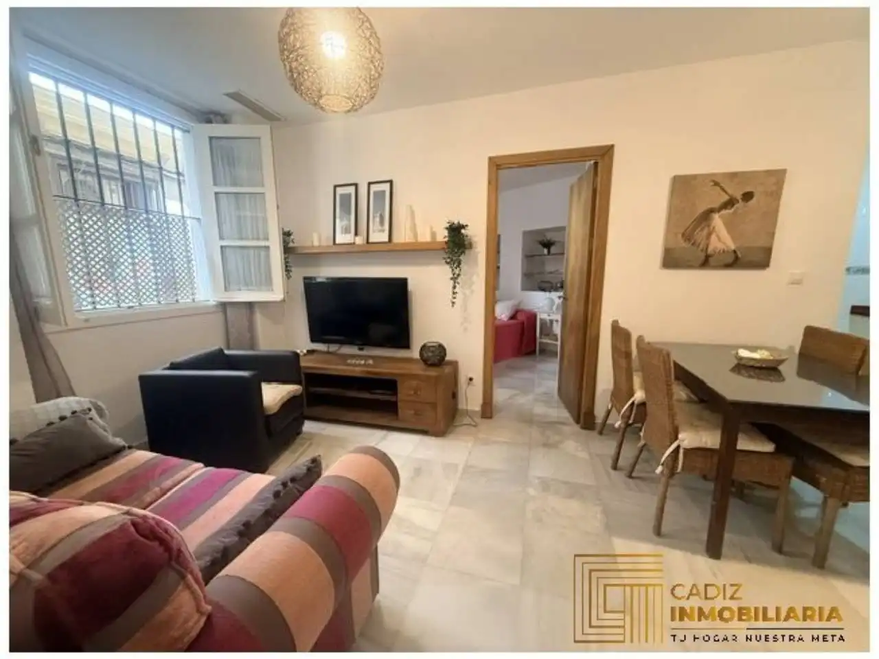 Wohnzimmer von Wohnung zum Verkauf in Cádiz mit Klimaanlage