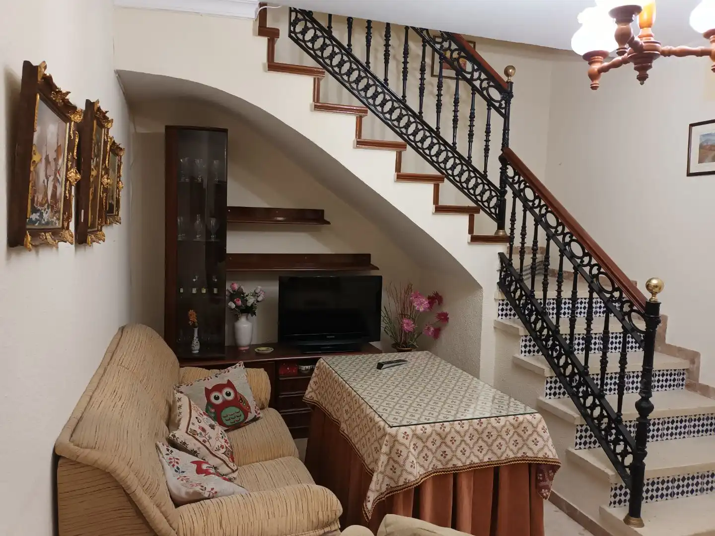 Living room of Houses for sale in Utrera  with Air Conditioner, Terrace and Balcony