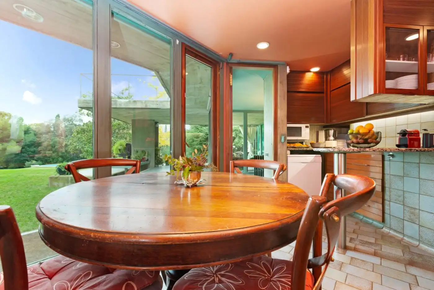 Comedor de Casa o chalet en venta en Les Franqueses del Vallès con Calefacción, Jardín privado y Terraza