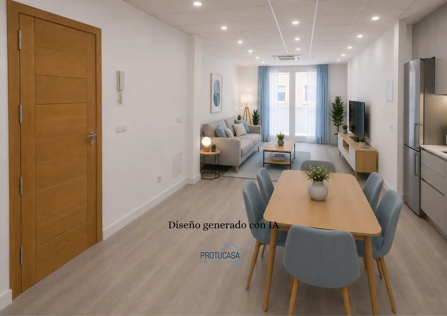 Wohnzimmer von Wohnung zum Verkauf in Las Palmas de Gran Canaria mit Klimaanlage