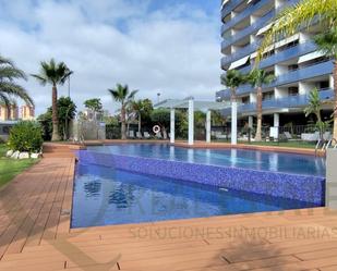 Piscina de Pis de lloguer en El Campello amb Calefacció, Jardí privat i Terrassa