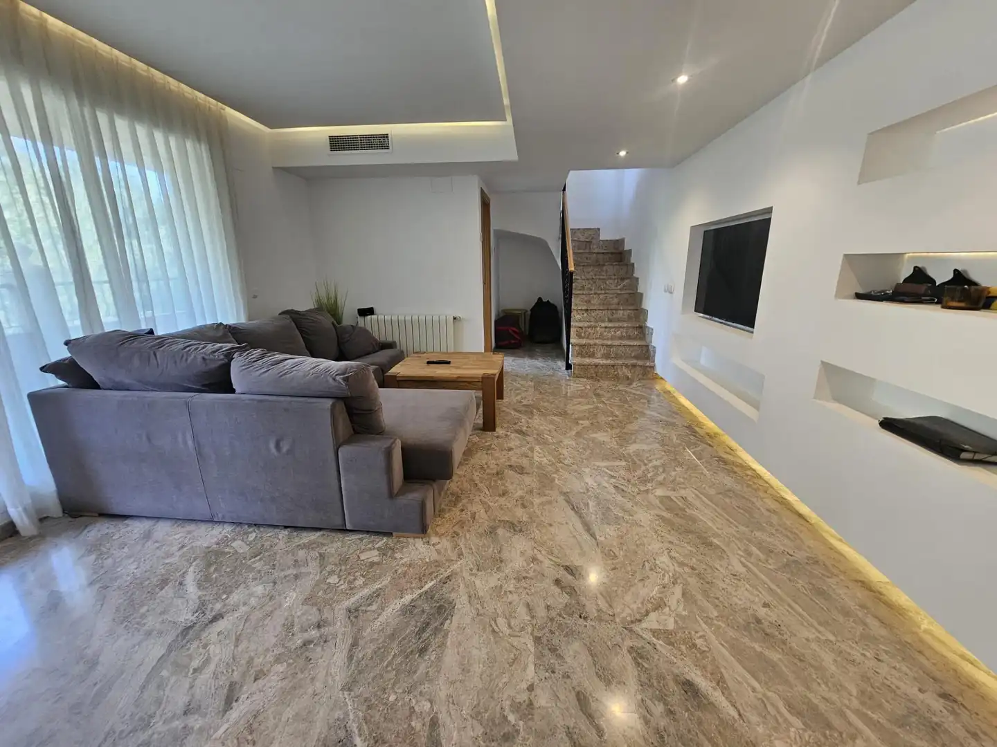 Sala de estar de Piso en venta en Bétera con Aire acondicionado, Calefacción y Jardín privado