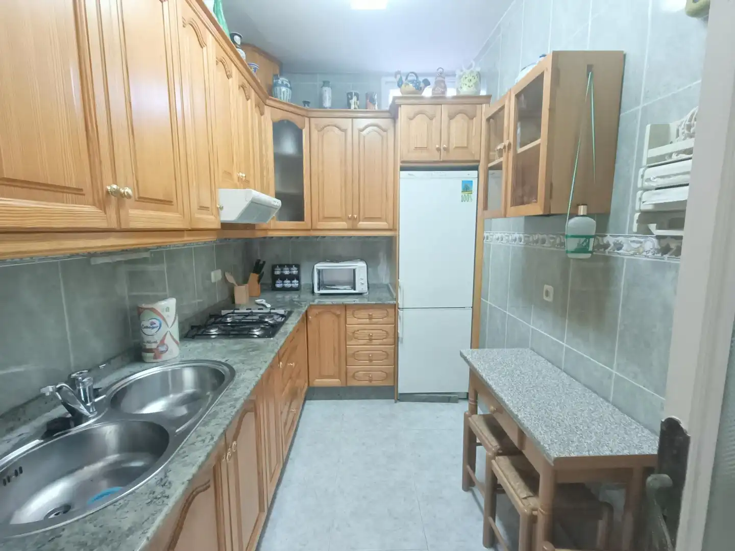Cocina de Casa adosada en venta en Villarta de San Juan con Calefacción, Terraza y Balcón