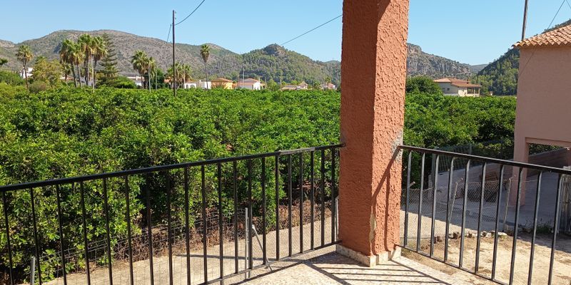 Vista exterior de Casa o chalet en venta en Palma de Gandia con Aire acondicionado, Jardín privado y Terraza