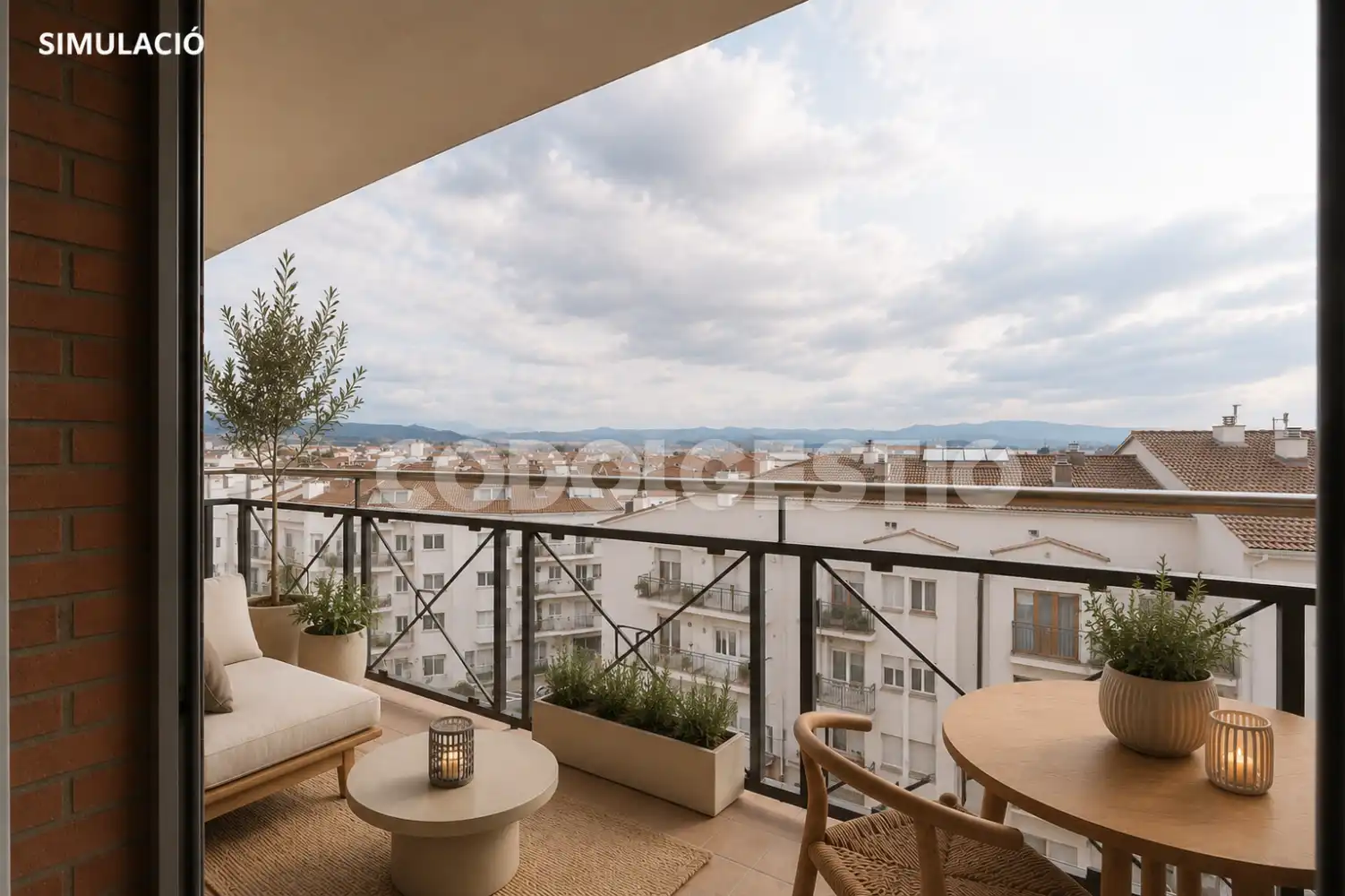 Terraza de Piso en venta en Manlleu con Balcón