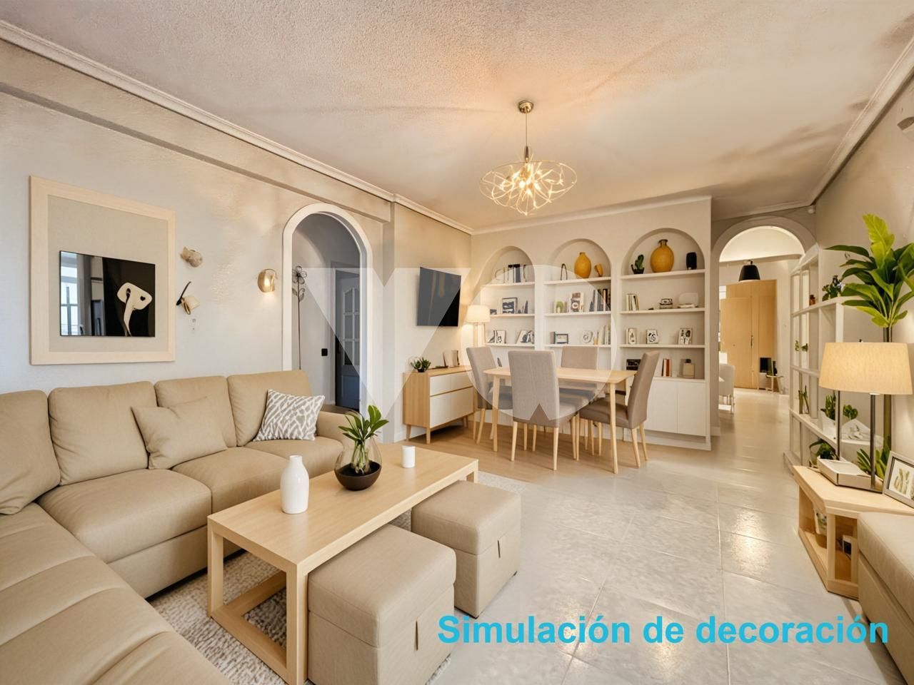 Living room of Flat for sale in Collado Villalba  with Heating and Terrace