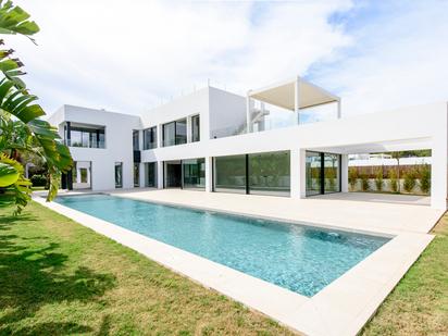 Vista exterior de Casa o xalet en venda en Sant Josep de sa Talaia amb Aire condicionat, Calefacció i Jardí privat