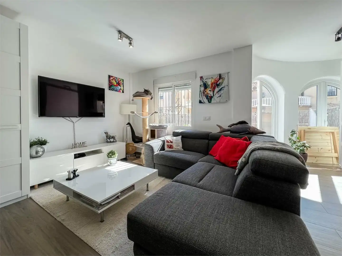 Sala de estar de Casa o chalet en venta en Orihuela con Aire acondicionado, Jardín privado y Terraza