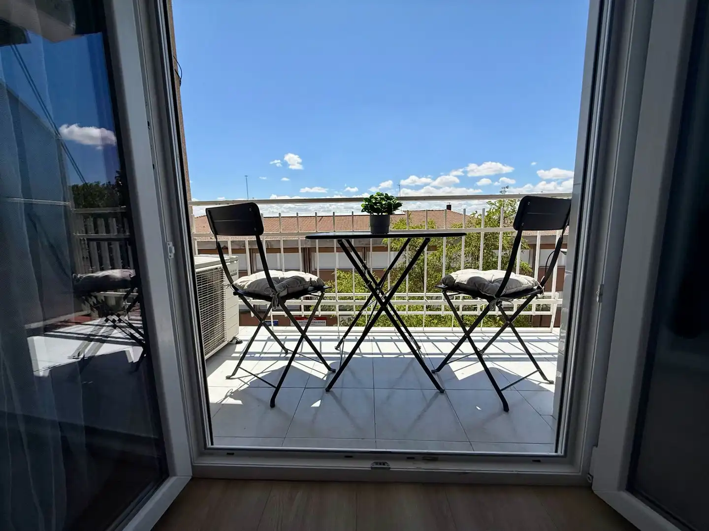 Balcony of Flat for share in Getafe  with Heating, Furnished and Oven