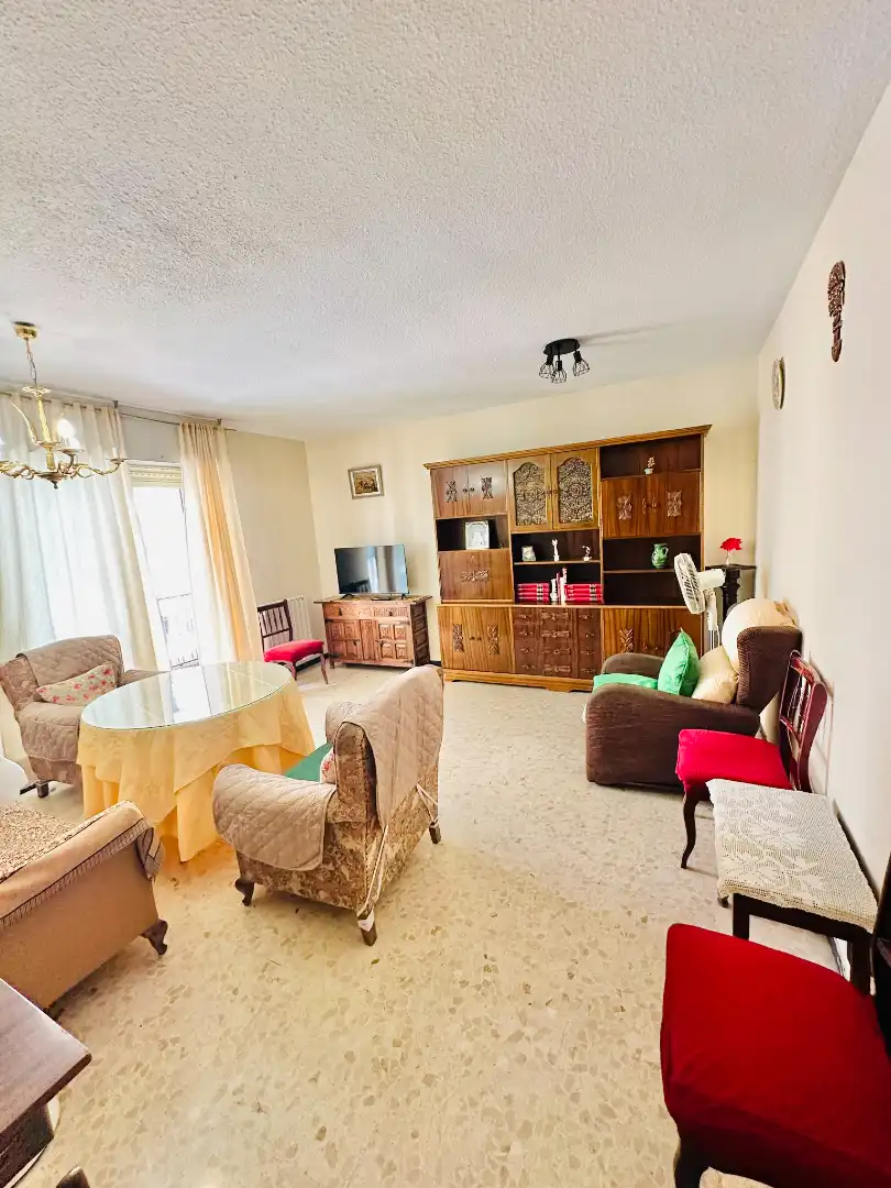 Wohnzimmer von Wohnung zur Miete in Granada mit Heizung, Möbliert und Waschmaschine