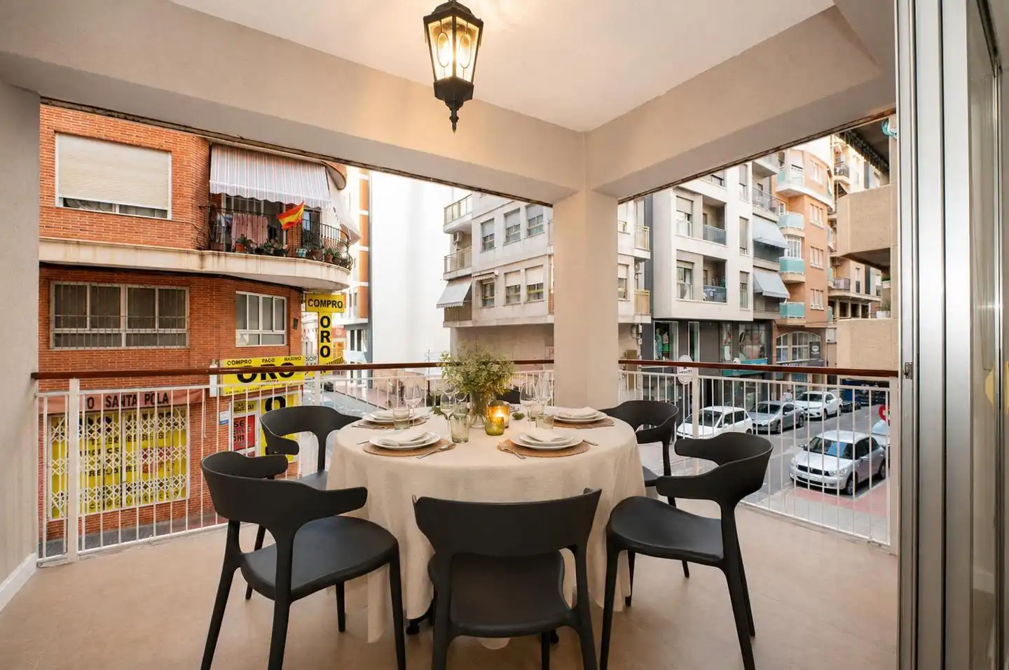 Terraza de Apartamento en venta en Santa Pola con Aire acondicionado, Terraza y Amueblado