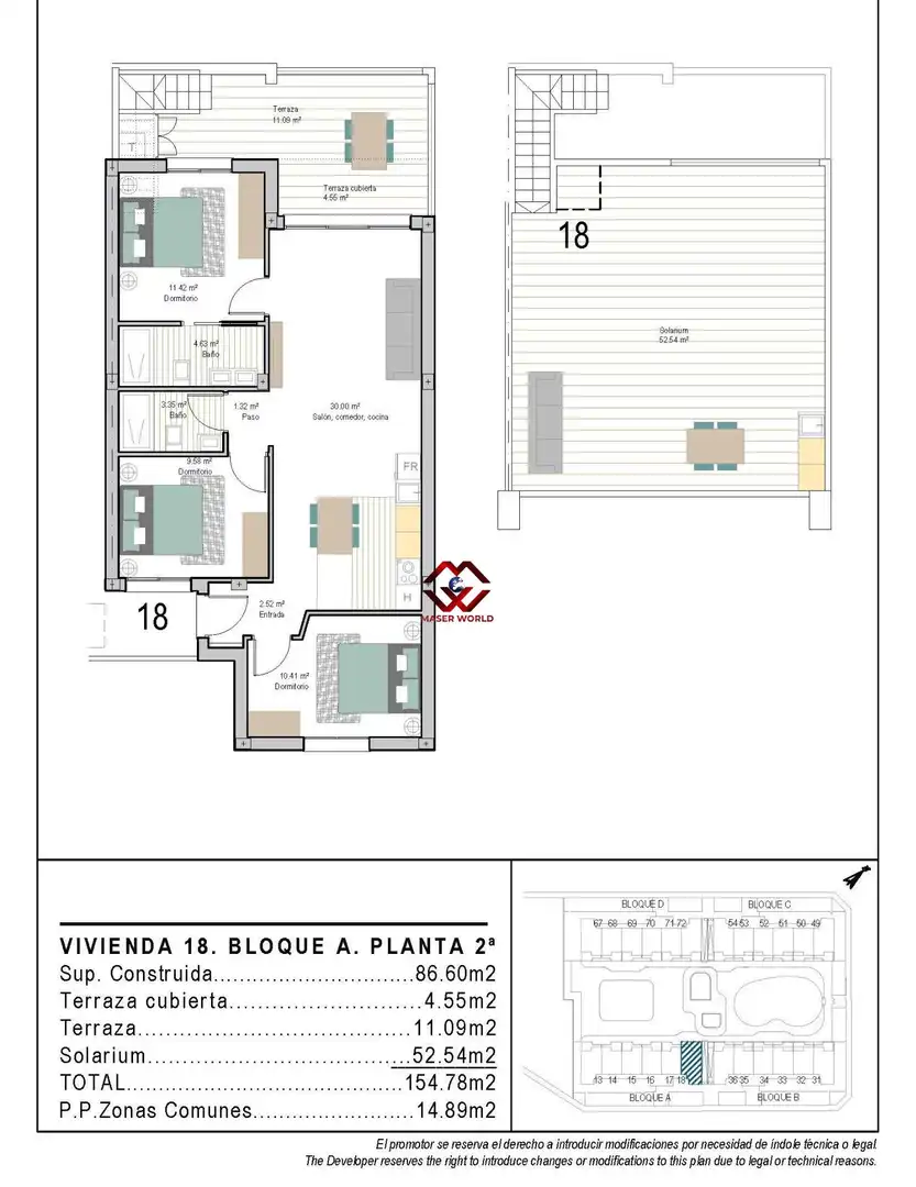 Attic for sale in Torre-Pacheco  with Terrace, Storage room and Community pool