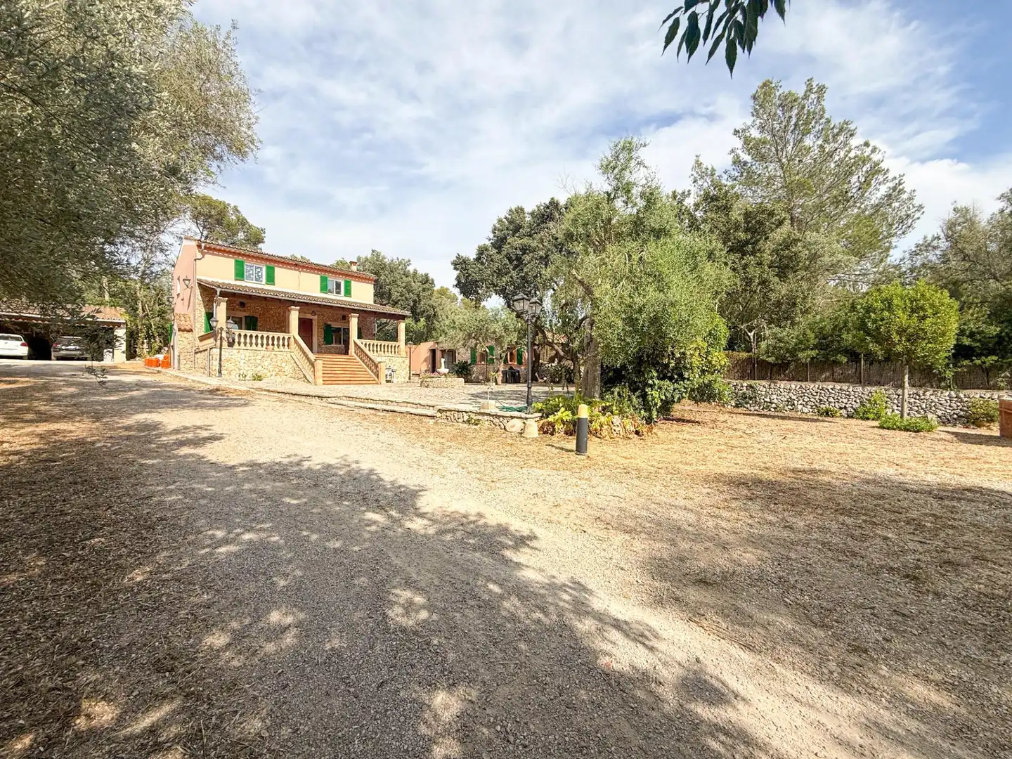 Vista exterior de Finca rústica en venta en Sencelles con Aire acondicionado, Jardín privado y Terraza