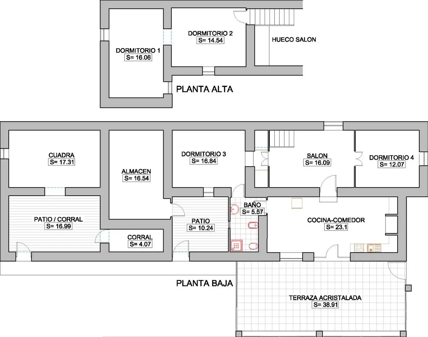 Casa rústica amb piscina en venda a Los Tablones, imagen 2