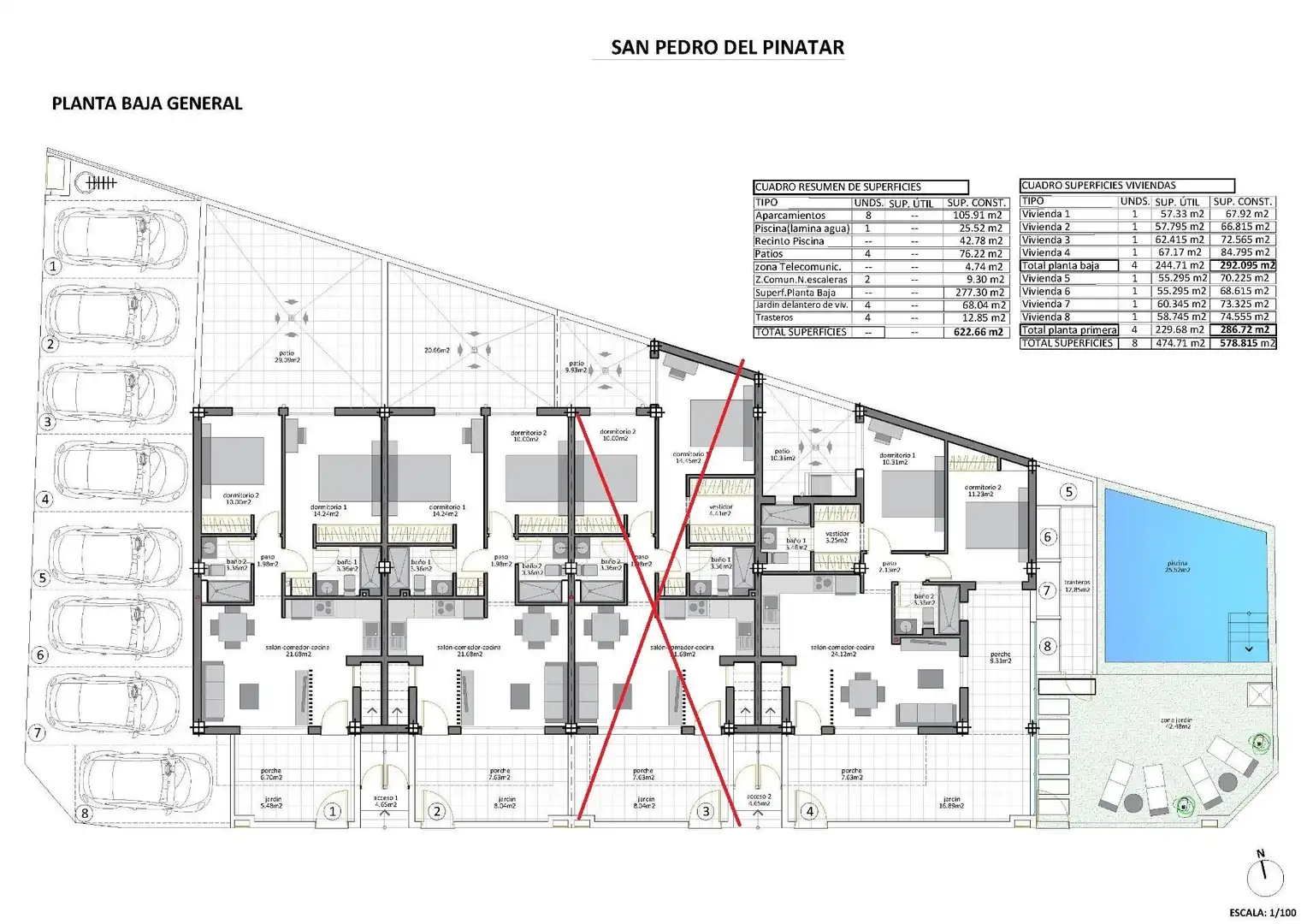 Habitatge amb piscina en venda a San Pedro del Pinatar, imagen 2