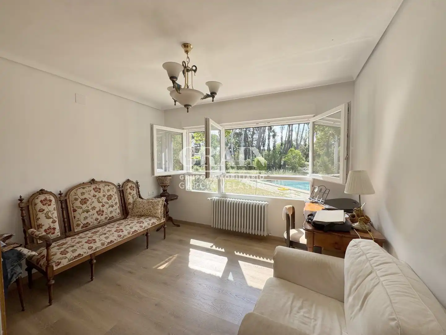 Living room of Houses for sale in Albacete  with Heating, Swimming Pool and Balcony