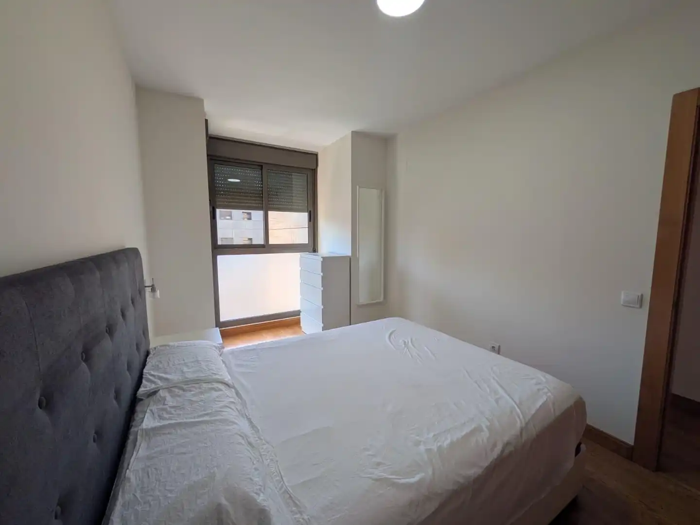 Bedroom of Flat for rent in Almería  with Air Conditioner and Furnished