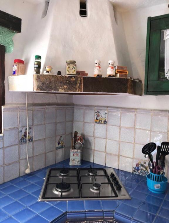 Cuina de Finca rústica en venda en Vega de San Mateo amb Jardí privat, Terrassa i Moblat